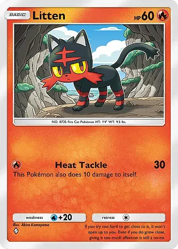 Litten - DeluxePackEx - Pokémon Pocket Card