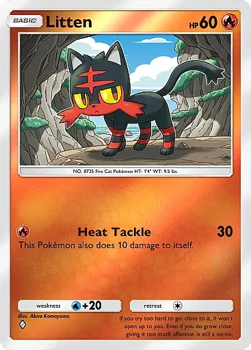 Litten - DeluxePackEx - Pokémon Pocket Card