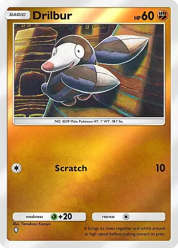 Drilbur - DeluxePackEx - Pokémon Pocket Card