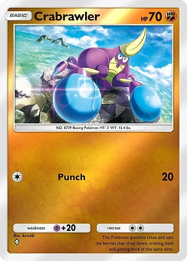 Crabrawler - DeluxePackEx - Pokémon Pocket Card