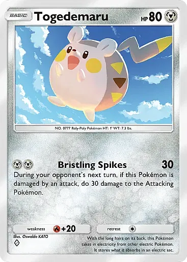 Togedemaru - EeveeGrove - Pokémon Pocket Card