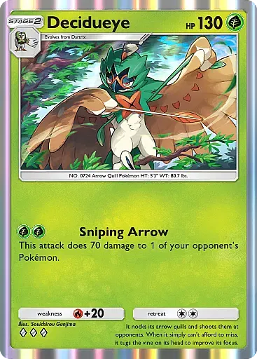 Decidueye - ExtradimensionalCrisis - Pokémon Pocket Card