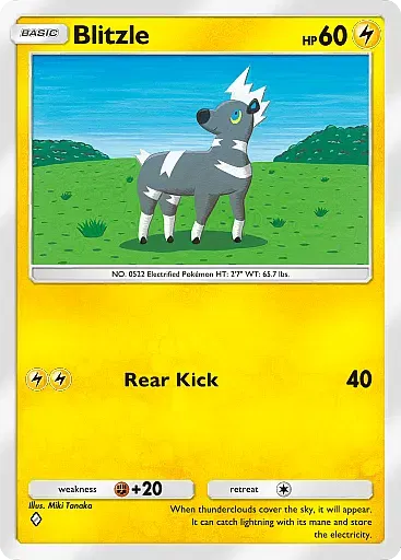 Blitzle - ExtradimensionalCrisis - Pokémon Pocket Card