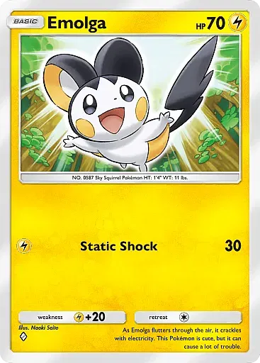 Emolga - ExtradimensionalCrisis - Pokémon Pocket Card