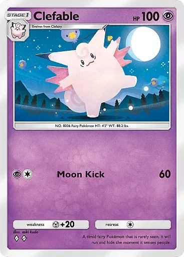 Clefable - ExtradimensionalCrisis - Pokémon Pocket Card
