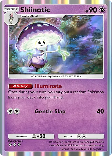 Shiinotic - ExtradimensionalCrisis - Pokémon Pocket Card