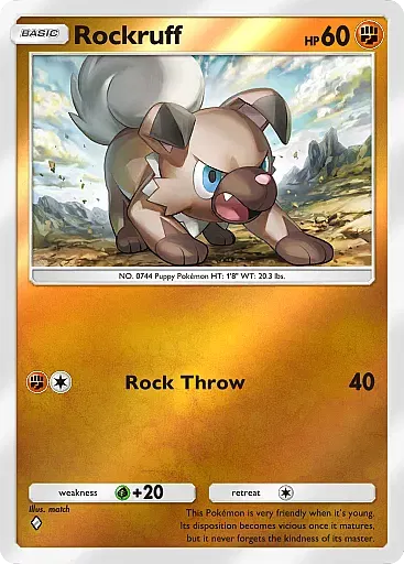 Rockruff - DeluxePackEx - Pokémon Pocket Card