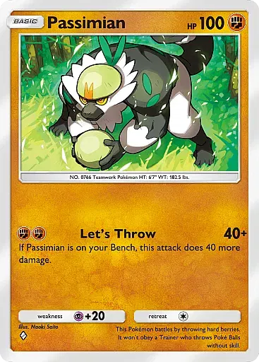 Passimian - ExtradimensionalCrisis - Pokémon Pocket Card