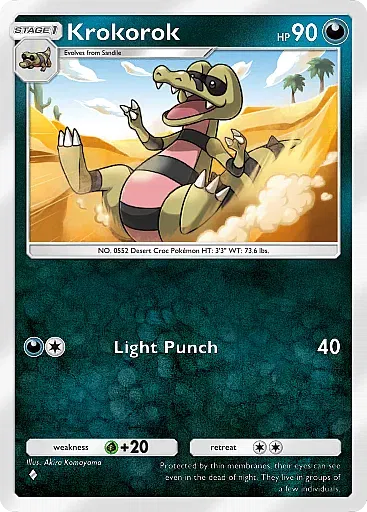 Krokorok - ExtradimensionalCrisis - Pokémon Pocket Card