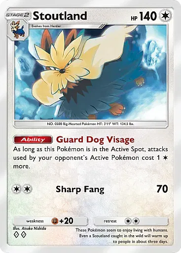 Stoutland - ExtradimensionalCrisis - Pokémon Pocket Card