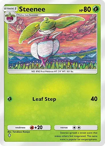 Steenee - EeveeGrove - Pokémon Pocket Card