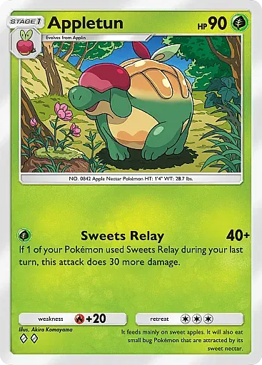 Appletun - EeveeGrove - Pokémon Pocket Card