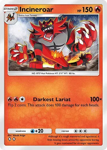 Incineroar - EeveeGrove - Pokémon Pocket Card