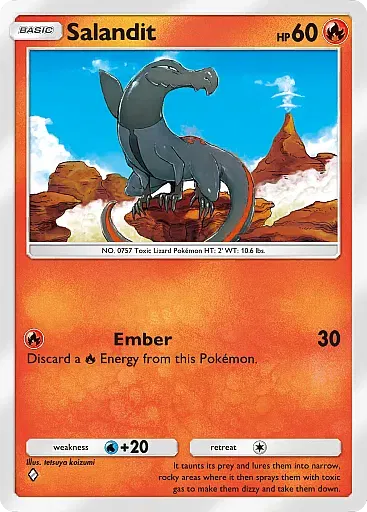 Salandit - EeveeGrove - Pokémon Pocket Card
