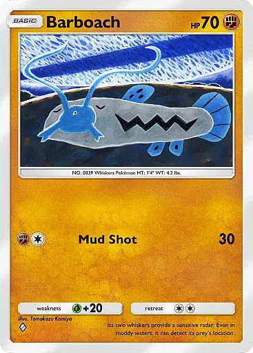 Barboach - EeveeGrove - Pokémon Pocket Card