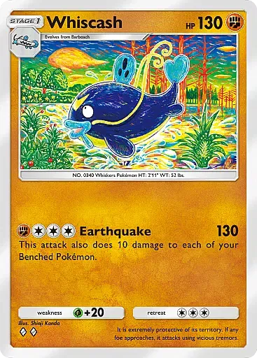 Whiscash - EeveeGrove - Pokémon Pocket Card