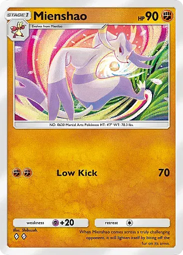 Mienshao - EeveeGrove - Pokémon Pocket Card