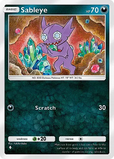 Sableye - EeveeGrove - Pokémon Pocket Card