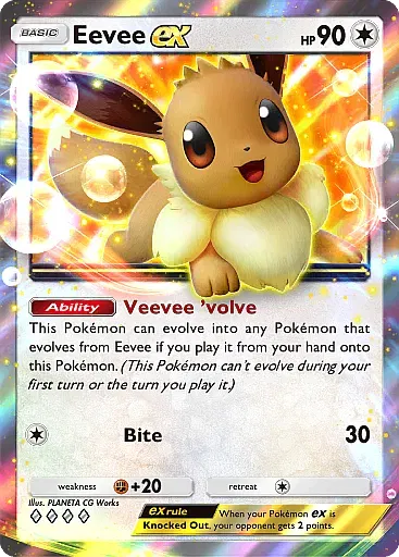 Eevee ex - EeveeGrove - Pokémon Pocket Card