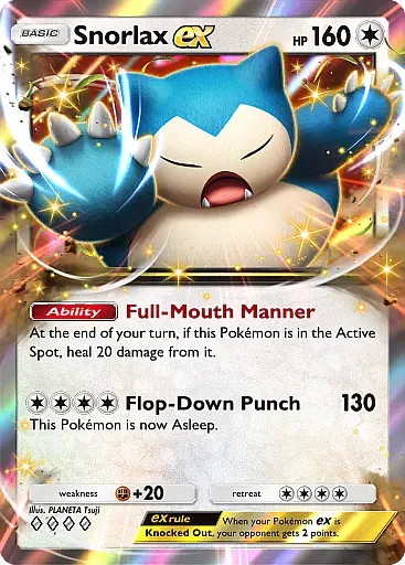 Snorlax ex - EeveeGrove - Pokémon Pocket Card