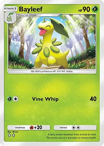 Bayleef - WisdomOfSeaAndSky - Pokémon Pocket Card