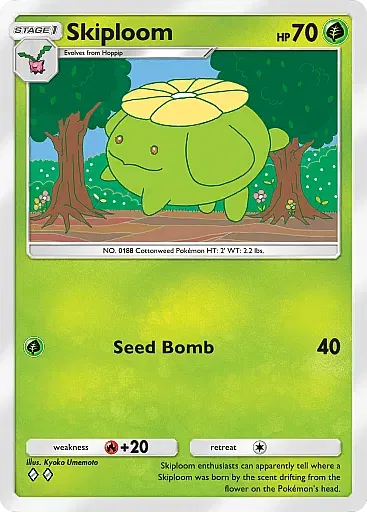 Skiploom - WisdomOfSeaAndSky - Pokémon Pocket Card