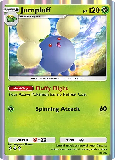Jumpluff - WisdomOfSeaAndSky - Pokémon Pocket Card