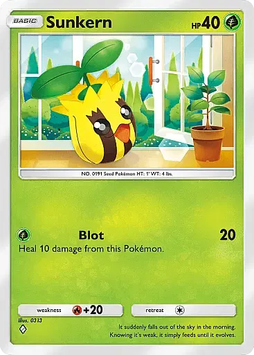 Sunkern - WisdomOfSeaAndSky - Pokémon Pocket Card