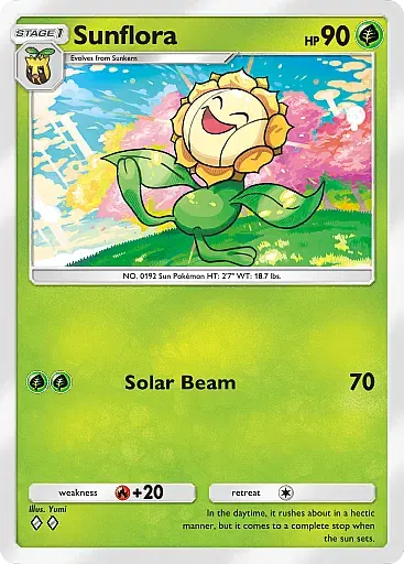 Sunflora - WisdomOfSeaAndSky - Pokémon Pocket Card