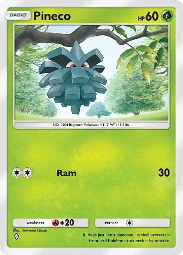 Pineco - WisdomOfSeaAndSky - Pokémon Pocket Card