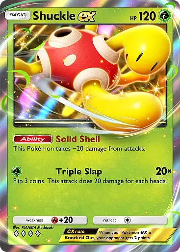 Shuckle ex - WisdomOfSeaAndSky - Pokémon Pocket Card