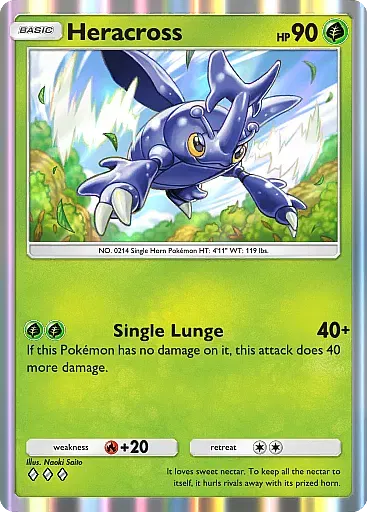 Heracross - WisdomOfSeaAndSky - Pokémon Pocket Card