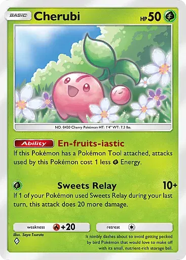 Cherubi - WisdomOfSeaAndSky - Pokémon Pocket Card
