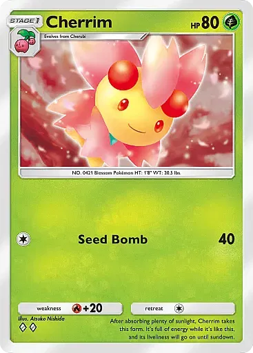Cherrim - WisdomOfSeaAndSky - Pokémon Pocket Card
