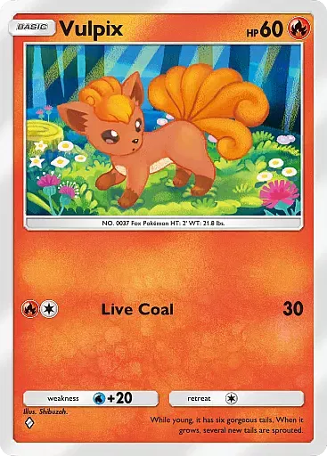 Vulpix - WisdomOfSeaAndSky - Pokémon Pocket Card