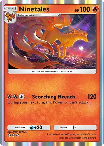 Ninetales - WisdomOfSeaAndSky - Pokémon Pocket Card