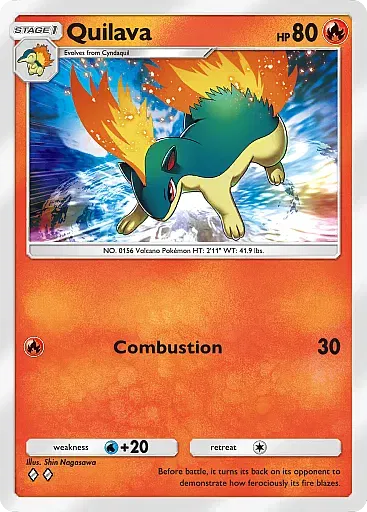 Quilava - WisdomOfSeaAndSky - Pokémon Pocket Card
