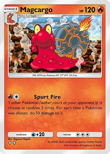 Magcargo - WisdomOfSeaAndSky - Pokémon Pocket Card