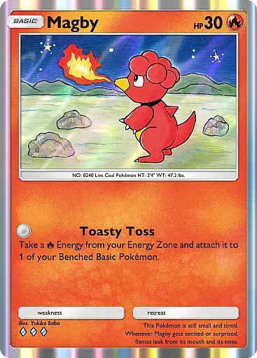 Magby - WisdomOfSeaAndSky - Pokémon Pocket Card