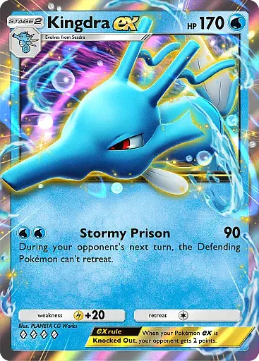 Kingdra ex - WisdomOfSeaAndSky - Pokémon Pocket Card