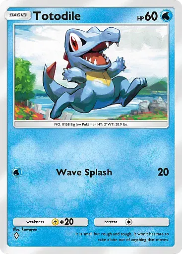 Totodile - WisdomOfSeaAndSky - Pokémon Pocket Card