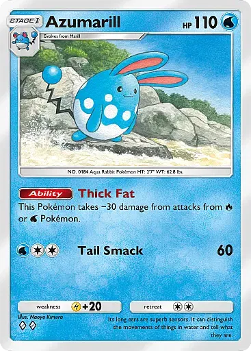 Azumarill - WisdomOfSeaAndSky - Pokémon Pocket Card