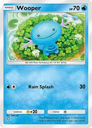 Wooper - WisdomOfSeaAndSky - Pokémon Pocket Card