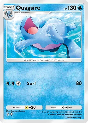 Quagsire - WisdomOfSeaAndSky - Pokémon Pocket Card