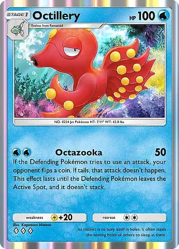 Octillery - WisdomOfSeaAndSky - Pokémon Pocket Card