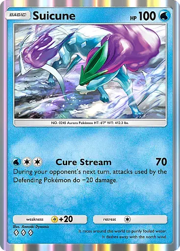 Suicune - WisdomOfSeaAndSky - Pokémon Pocket Card