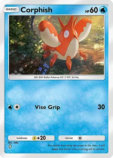 Corphish - WisdomOfSeaAndSky - Pokémon Pocket Card