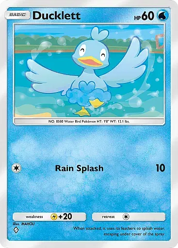 Ducklett - WisdomOfSeaAndSky - Pokémon Pocket Card