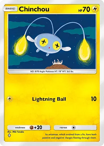 Chinchou - WisdomOfSeaAndSky - Pokémon Pocket Card