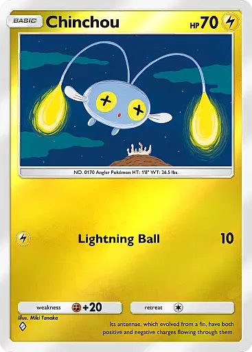 Chinchou - DeluxePackEx - Pokémon Pocket Card